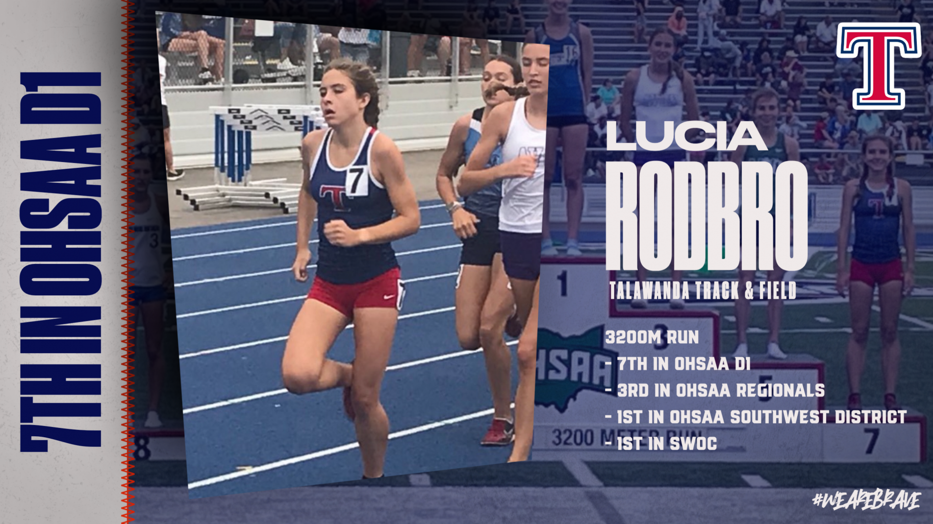 Lucia Rodbro State OHSAA Track and Field